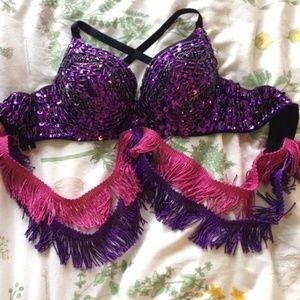 Burlesque Sequins Custom-made Bra